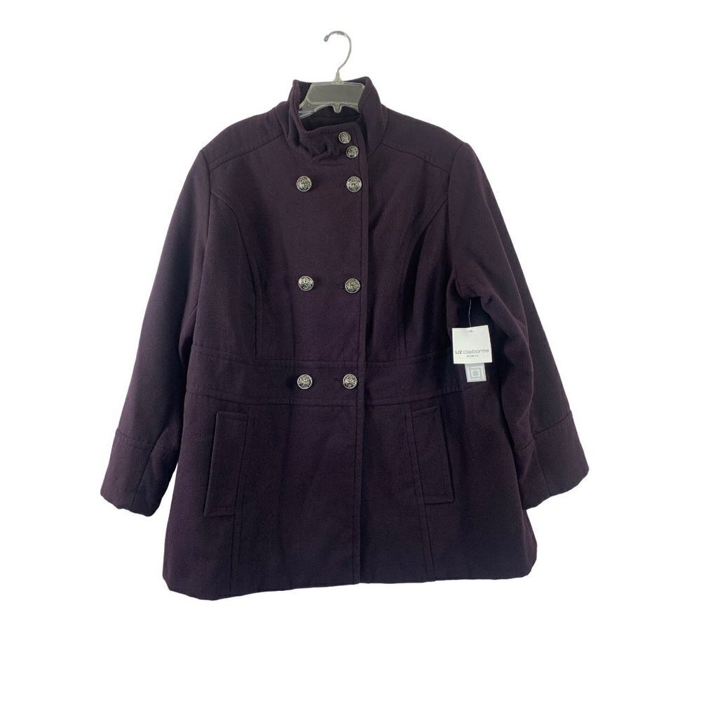 Liz Claiborne Women's Eggplant Coat